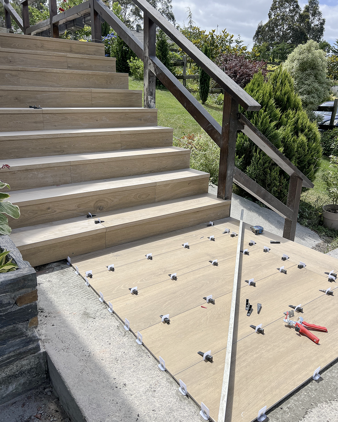 Escaleras: Alineación y detalle
